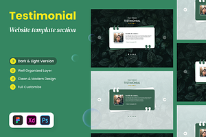 Testimo - Testimonial Page Template