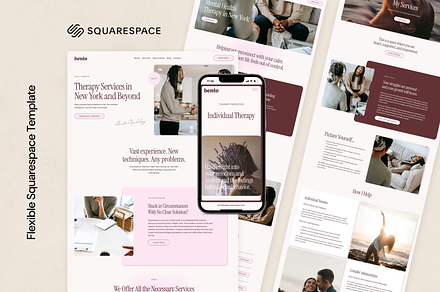 Squarespace Template: Bento, a Squarespace Template by Applet Studio