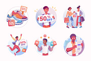 Black Friday Illustration, a Person Illustration by Vectors Market (Thumbnail 10 of 10)