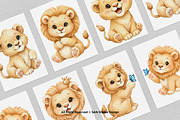 15 Bundle Watercolor The Lion King, an Animal Illustration by Morspective (Thumbnail 3 of 8)