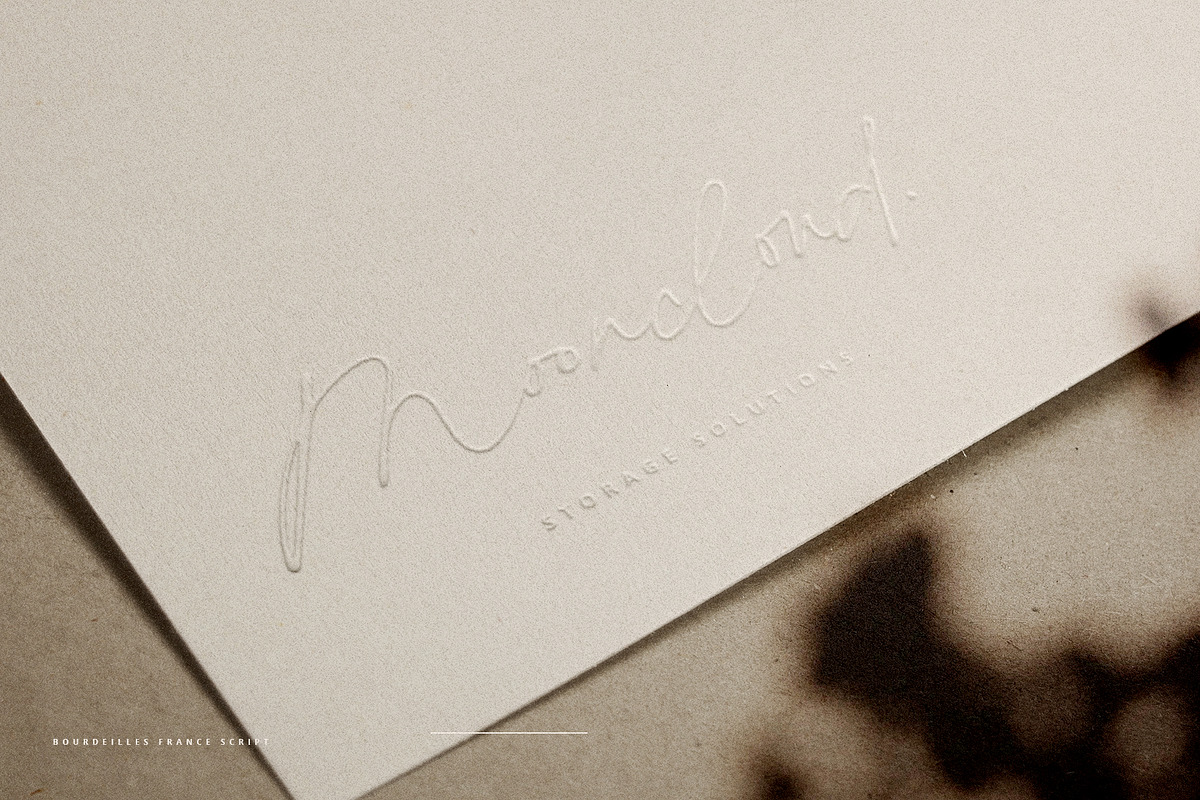 Bourdeilles France Script Font, a Script Font by Creativeqube Design (Photo 10 of 16)