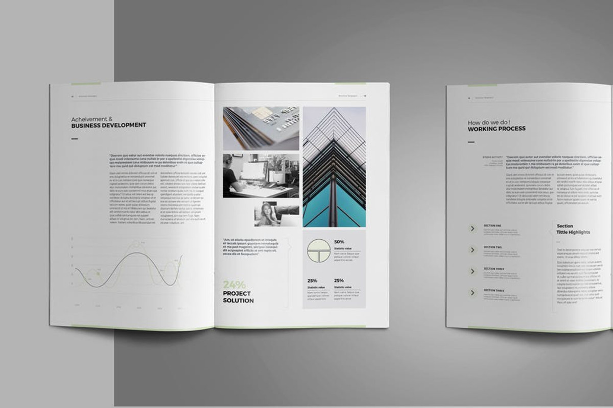 Olive Annual Report, a Brochure Template by Elite_Standard (Photo 7 of 14)
