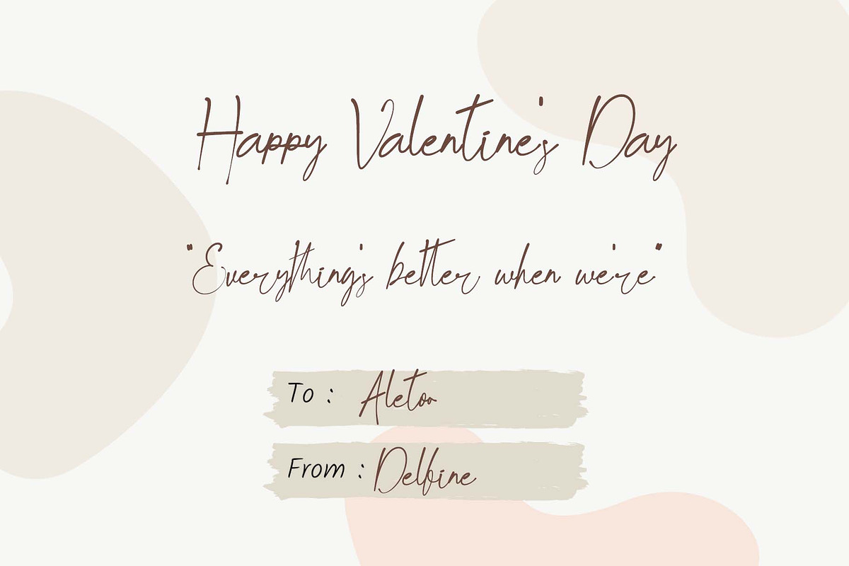 Boutique Chello, a Handwritten Font by Yoga Letter (Photo 3 of 6)