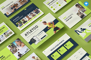 Sport Apps Keynote, a Presentation Template by Pixslides