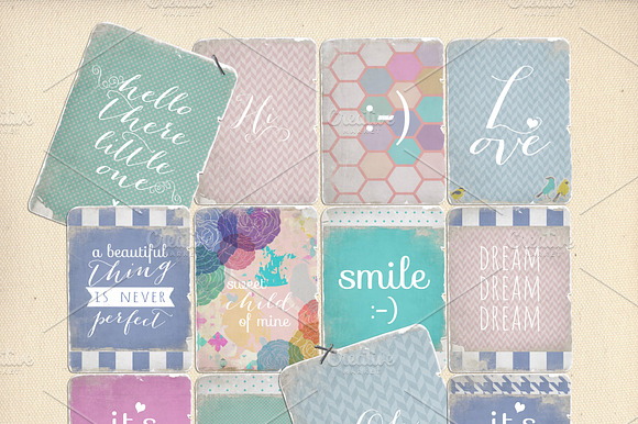 Journaling Cards Baby Quotes preview 2
