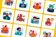 Animated Gen Z Reaction Stickers, an Emoji Icon by Creative Stall (Thumbnail 3 of 5)
