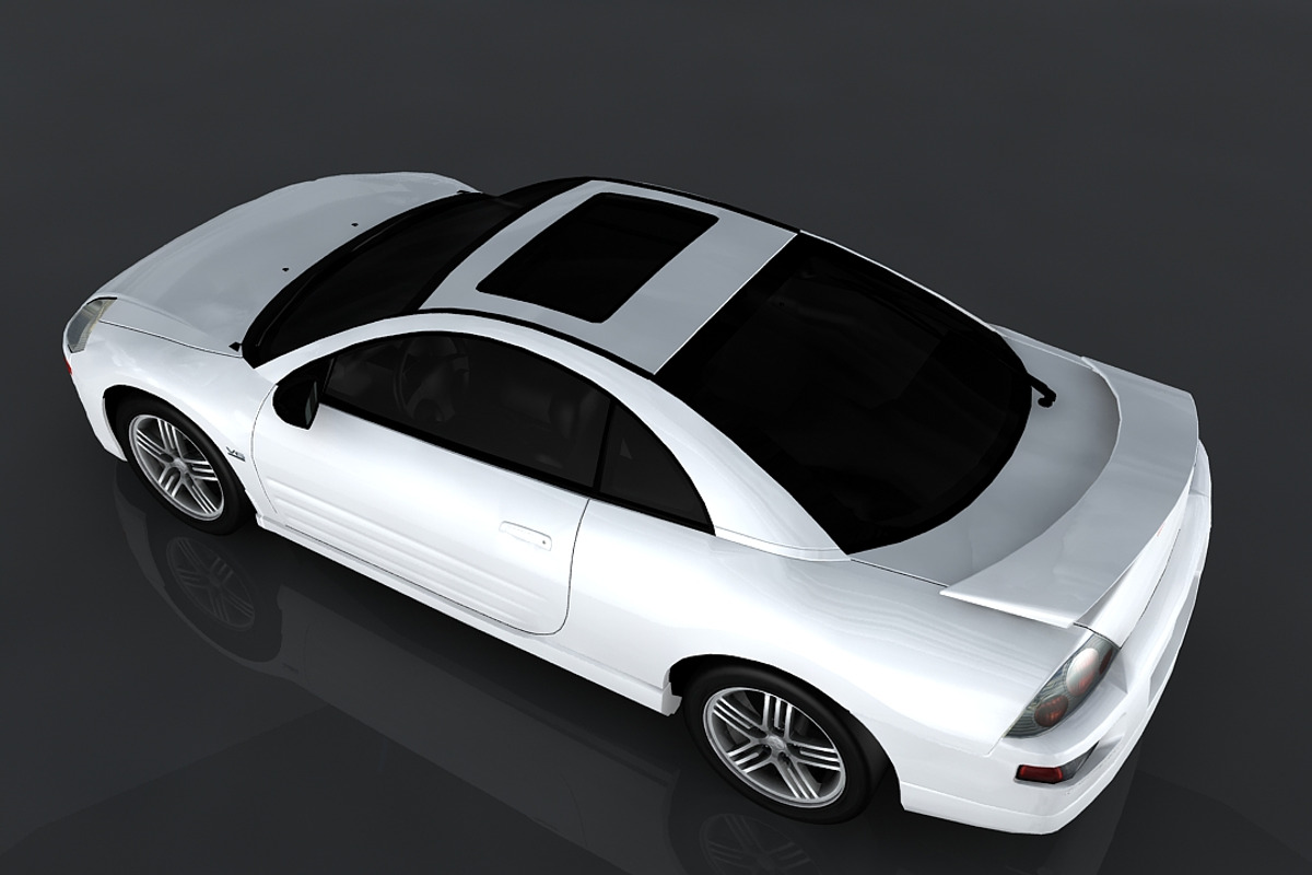 2003 Mitsubishi Eclipse GTS, a Cars & Vehicle 3D Model by valtriiu (Photo 7 of 12)