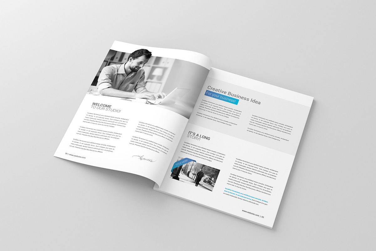 US Letter Magazine / Brochure Mockup, a Mockup by Toasin Studio (Photo 7 of 8)