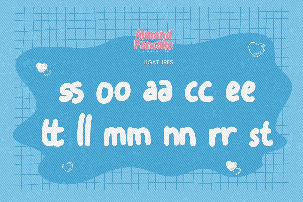 Almond Pancake - Unique Bold Display, a Font by Gassstype (Photo 8 of 8)