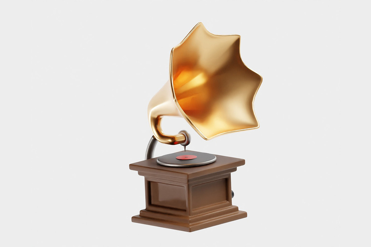 Gramophone 3d model, an Object 3D Model by fahad121 (Photo 2 of 7)