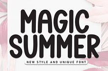 Magic Summer | Script Font