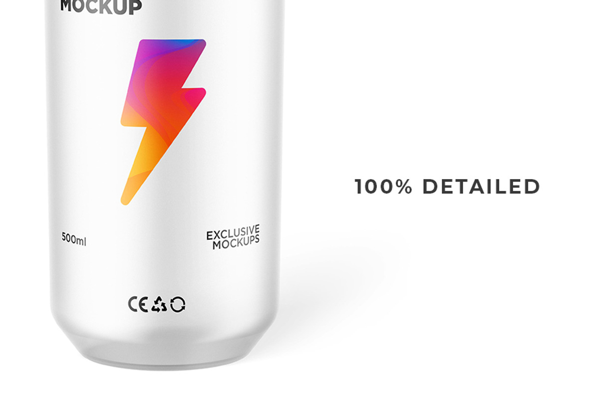 Sport Bottle Mockup v3, a Packaging Mockup by AlkStudio (Photo 3 of 5)