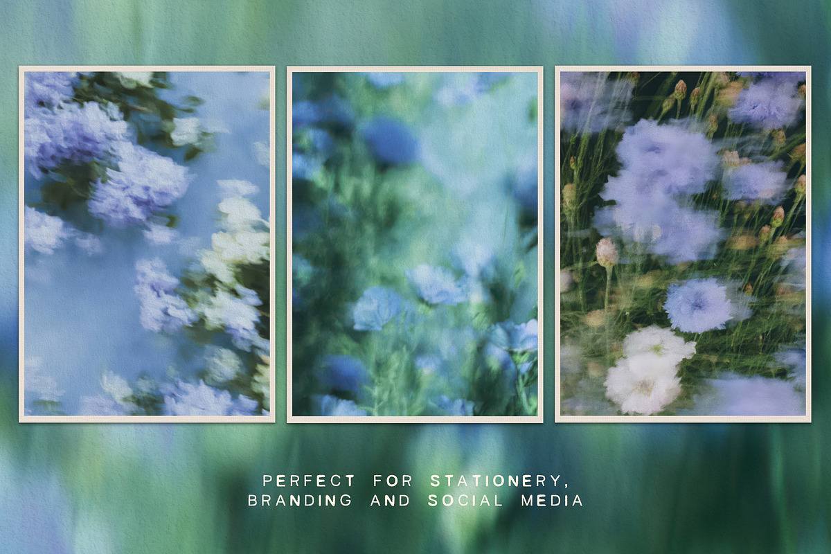 Summermist Floral Backgrounds, a Background Graphic by lerinartstudio