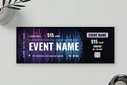 Editable Elegant Event Ticket, a Stationery Template by MightyDesign (Thumbnail 2 of 6)