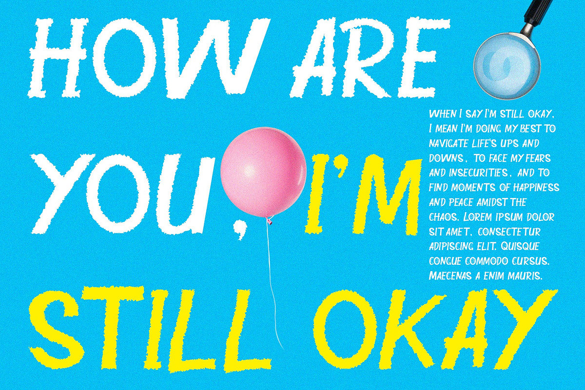 Berkin Rough, a Sans Serif Font by Craft Supply Co. (Photo 3 of 8)