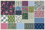 Folk Floral Seamless Patterns, a Pattern Graphic by Sonulkaster (Thumbnail 3 of 15)