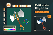 Game Asset 3D Icon, an Object 3D Model by Burntilldead (Thumbnail 4 of 7)