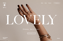 Lovely - Classy Serif Font