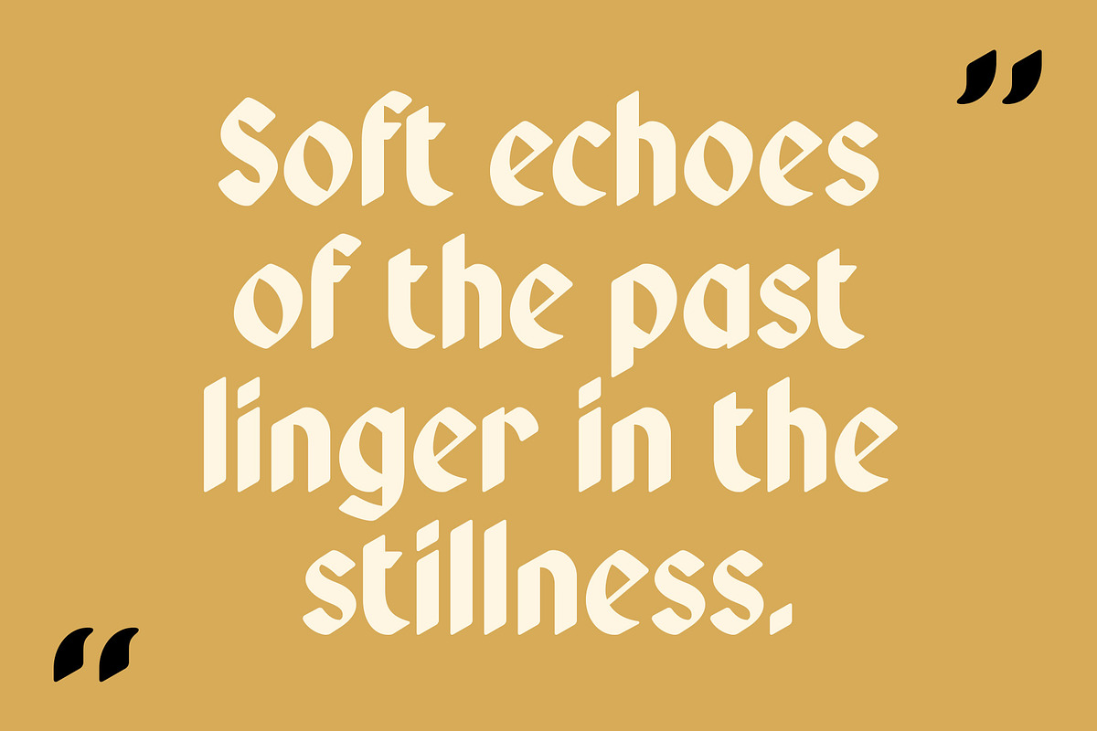 CS Rise – Blackletter Font, a Blackletter Font by Craft Supply Co. (Photo 2 of 8)