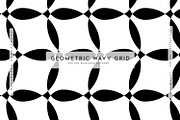Geometric Wavy Grid, a Pattern Graphic by MalyskaStudio (Thumbnail 1 of 5)