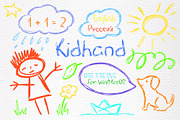 White Chalk Kid Scribbled Font, a Blackletter Font by RabbitAndPencil (Thumbnail 2 of 10)