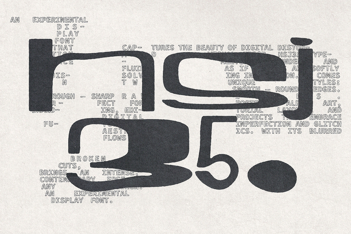 hsj35 typeface, a Font by softulka (Photo 5 of 11)