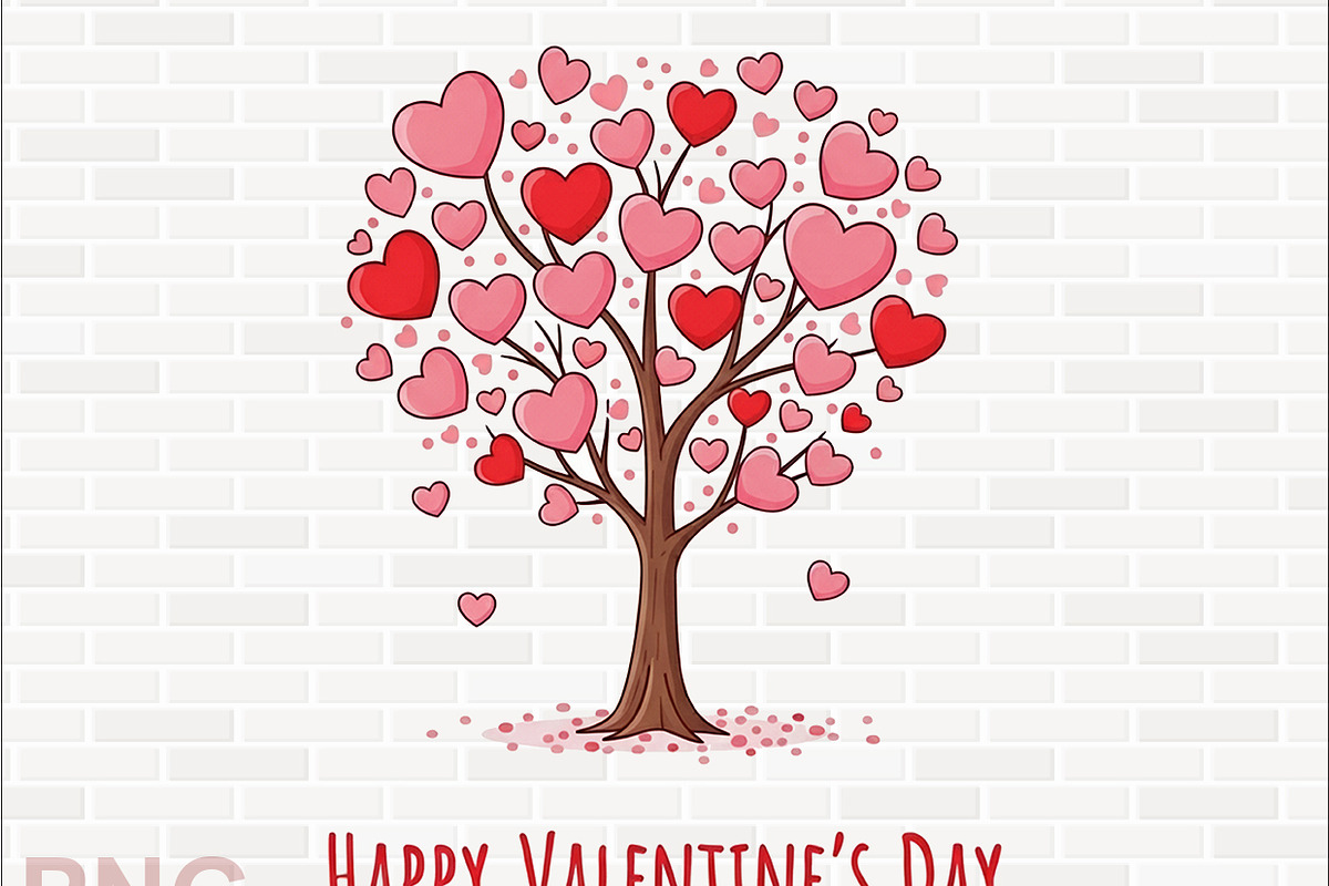 Heart Tree Clipart Bundle, a Graphic by crative8112 (Photo 3 of 11)