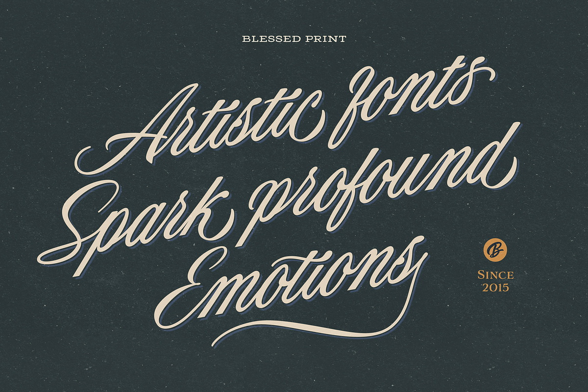 The Original - Retro Script, a Script Font by Blessed Print (Photo 15 of 19)