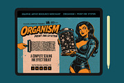 Organism - Ink System (Procreate), a Brush Add-On by G.A.R.M. Company (Thumbnail 1 of 11)