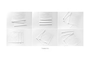 Fabric Swatches Mockup | Layered, a Wearable Device Mockup by bazarova (Thumbnail 9 of 10)
