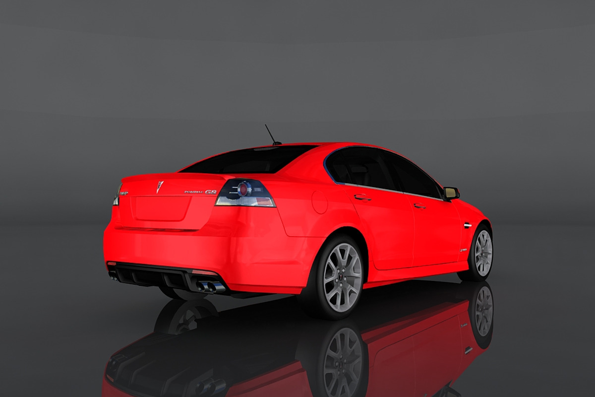 2009 Pontiac G8 GXP, a Cars & Vehicle 3D Model by valtriiu (Photo 5 of 12)