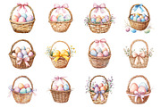 Easter basket Clipart, an Illustration by Design Market (Thumbnail 3 of 4)