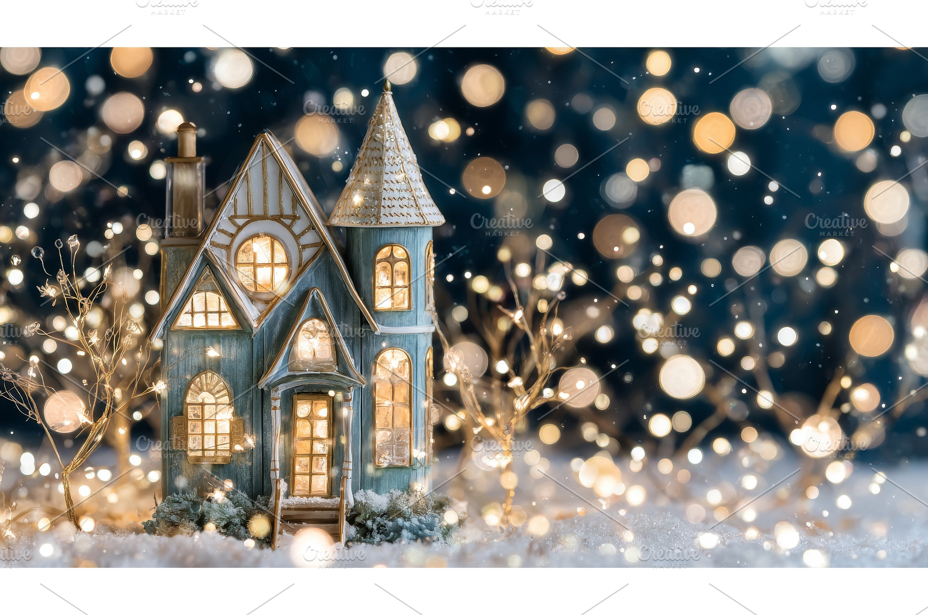 The background of a magical New Year, a Holiday Photo by ZinetroN