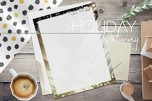 SilverGold Fireworks Stationery