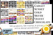 140 gradients and more, a Gradient Add-On by Big Bundles Shop (Thumbnail 1 of 6)