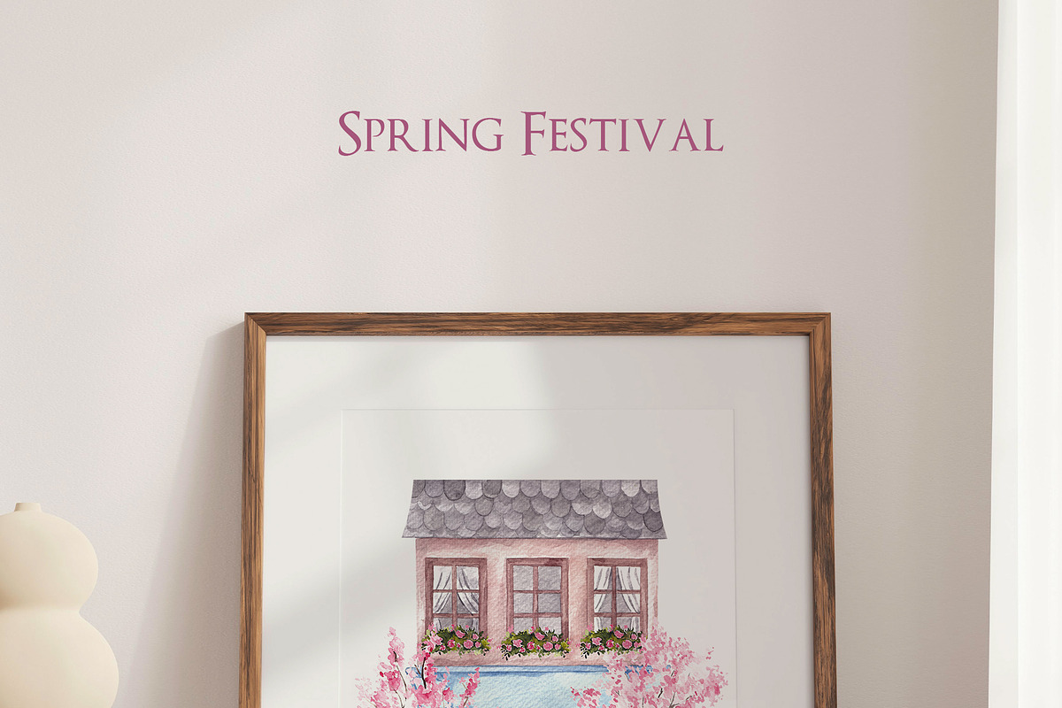 Spring Festival. Watercolor graphic, an Object Graphic by ma_i_vi (Photo 10 of 11)