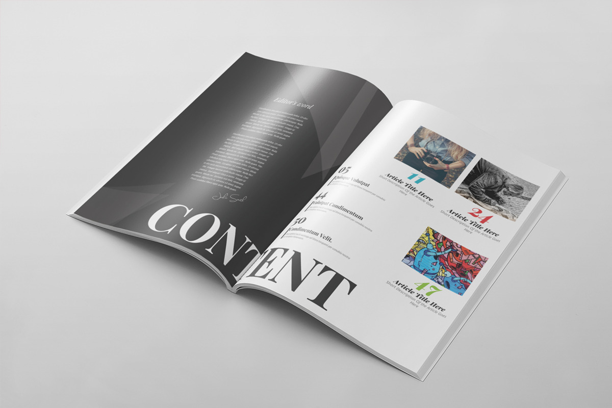 Magazine Template 52, a Magazine Template by pmvch (Photo 2 of 12)