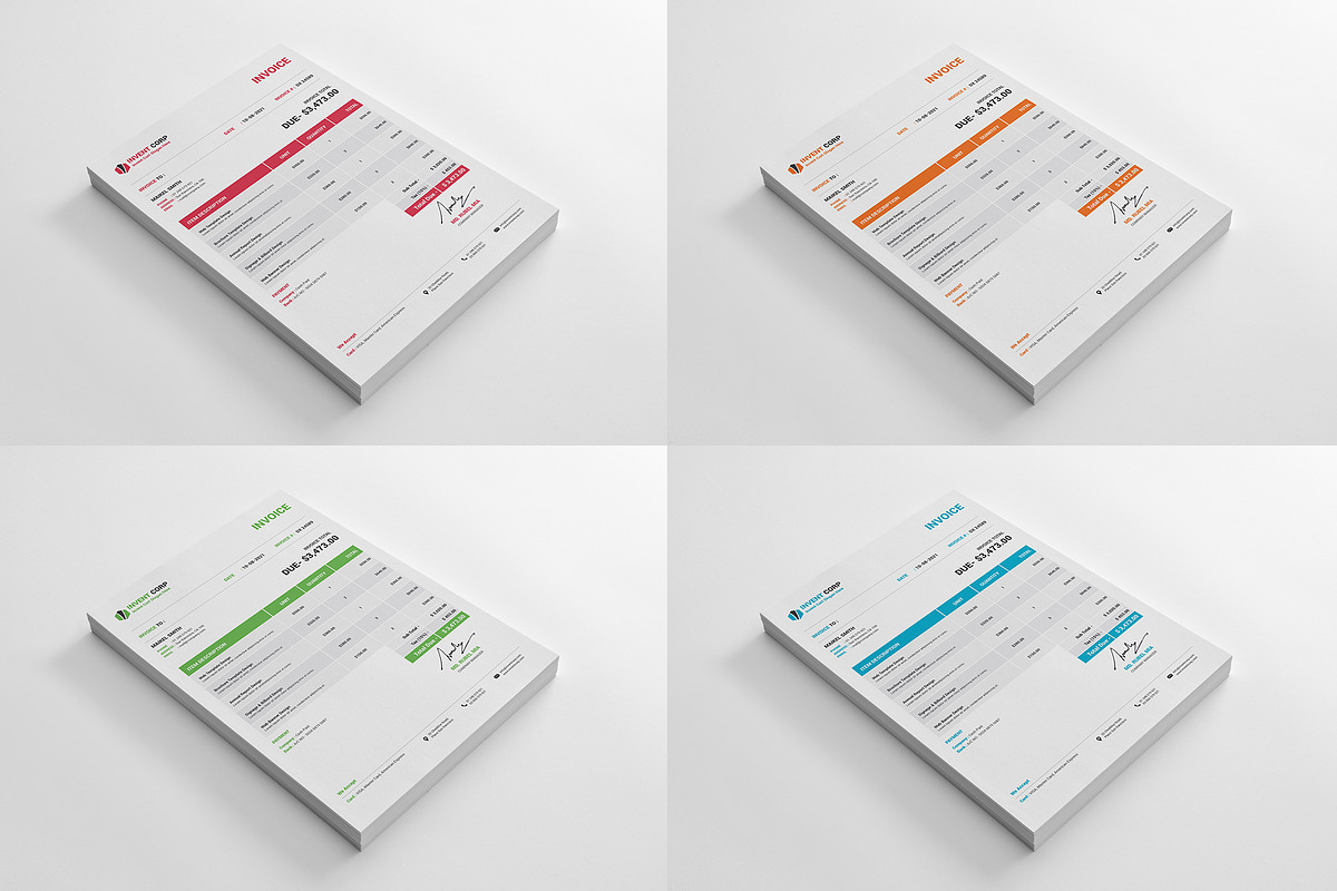 Invoice Template preview 3
