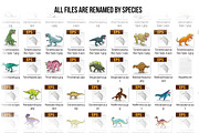 Dinosaur Color Vector Bundle, an Animal Illustration by SCworkspace (Thumbnail 3 of 3)