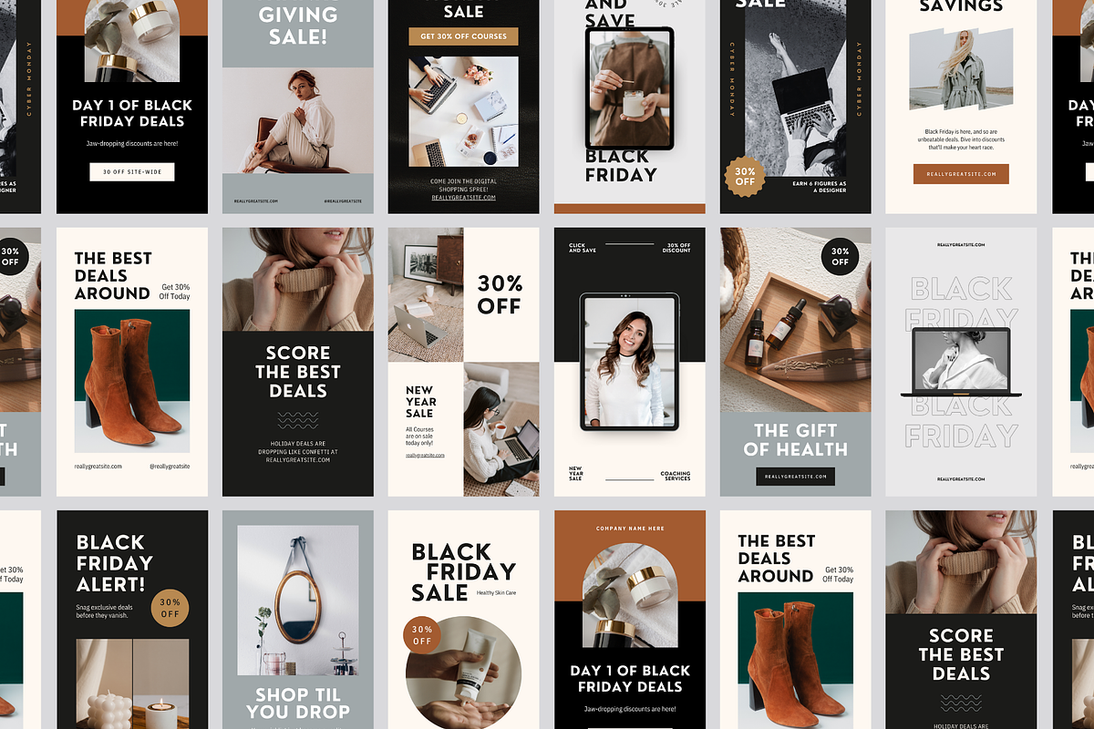 Q4 Sales Canva Templates, a Social Media Template by Roger Coles (Photo 2 of 10)