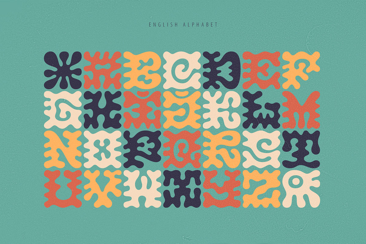 Funk Trip - Groovy Font, a Symbol Font by Gleb Guralnyk (Photo 3 of 7)