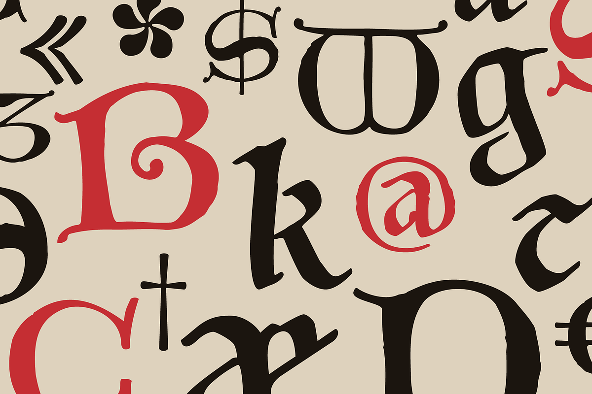 Carolingian Minuscul font, a Blackletter Font by kaer_shop (Photo 4 of 9)