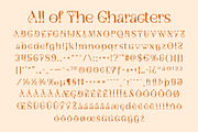 CS Moda – Experimental font, a Serif Font by Craft Supply Co. (Thumbnail 8 of 8)
