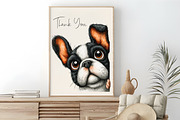 Whimsical Peeking Dog Clipart Set, a Seasonal Illustration by RobertsArt (Thumbnail 7 of 7)
