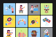 Animated Song and Music Icons, a Duotone Icon by Prosymbols (Thumbnail 7 of 12)