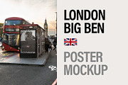 Poster Mockup in London, Westminster, an Advertising Mockup by Brandacle Mockups (Thumbnail 6 of 6)