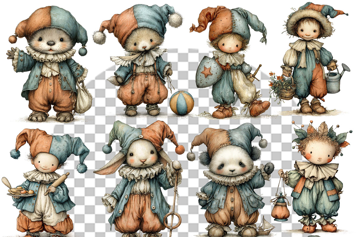 Circus Friends Storybook Clipart Art, an Illustration by one-touch (Photo 15 of 16)