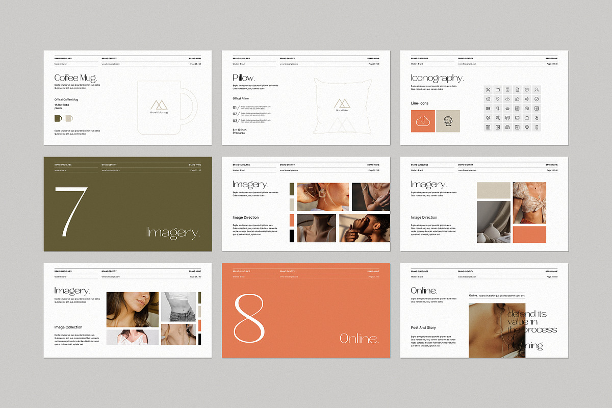 Brand Guidelines, a Templates & Theme by creathrivestudio (Photo 10 of 13)
