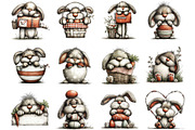 Funny Easter Bunny Peeking Clipart, an Illustration by Designking (Thumbnail 3 of 5)
