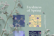 Spring floral pattern collection, a Pattern Graphic by Colden Blue (Thumbnail 2 of 13)